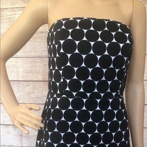 Polka dot Strapless
